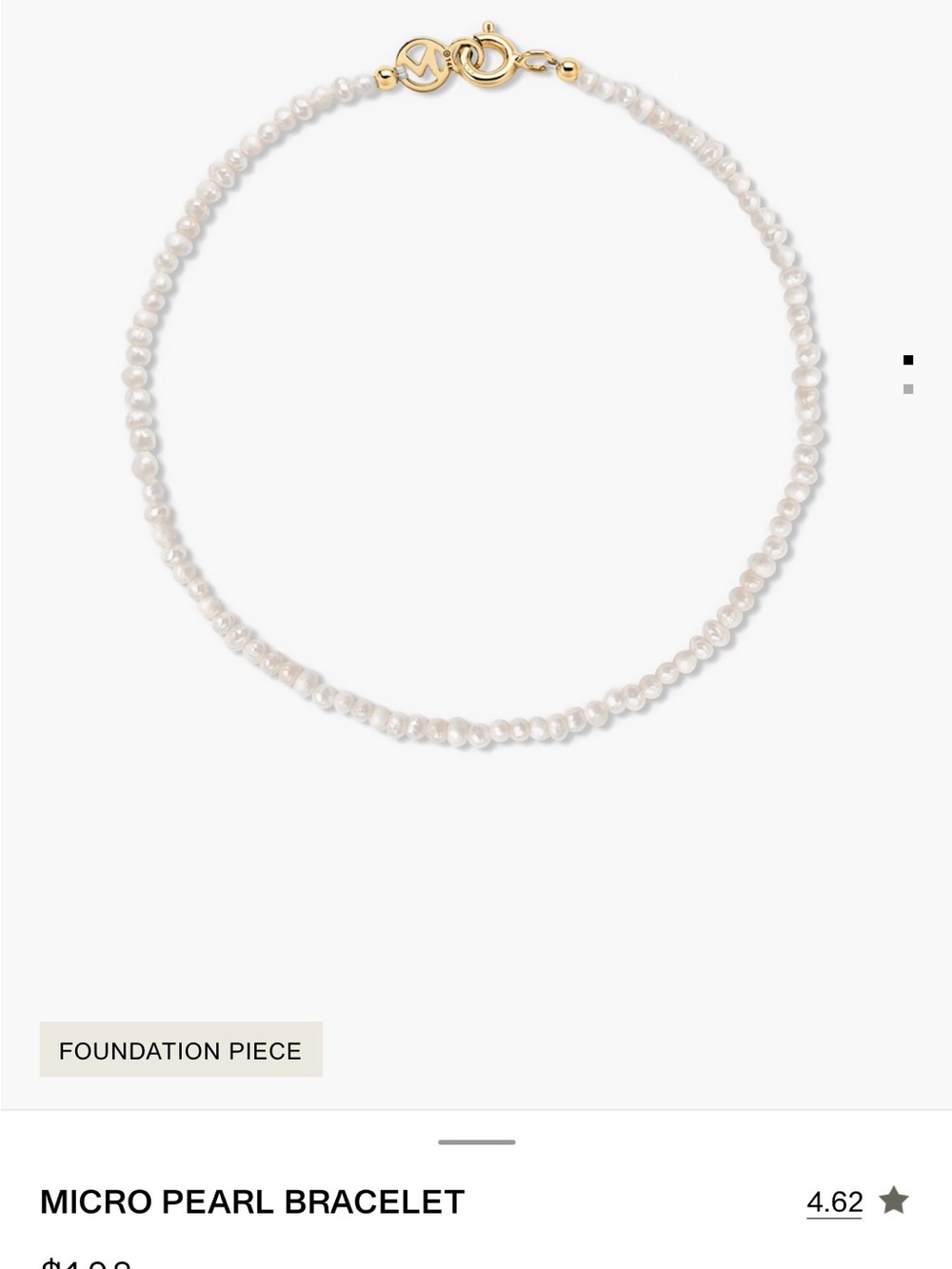 Micro Pearl Bracelet
